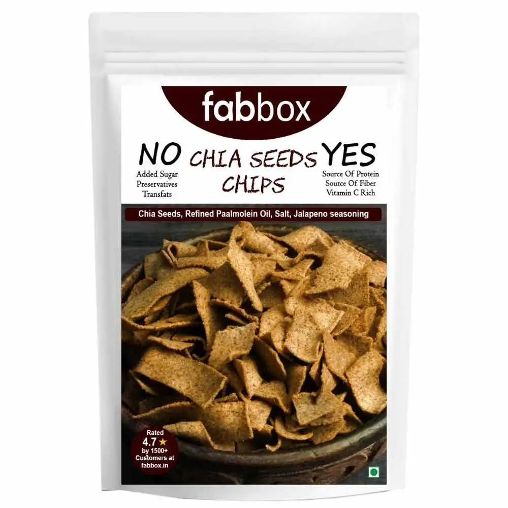 Fabbox Chia Seeds Chips,  Unflavoured  160 g