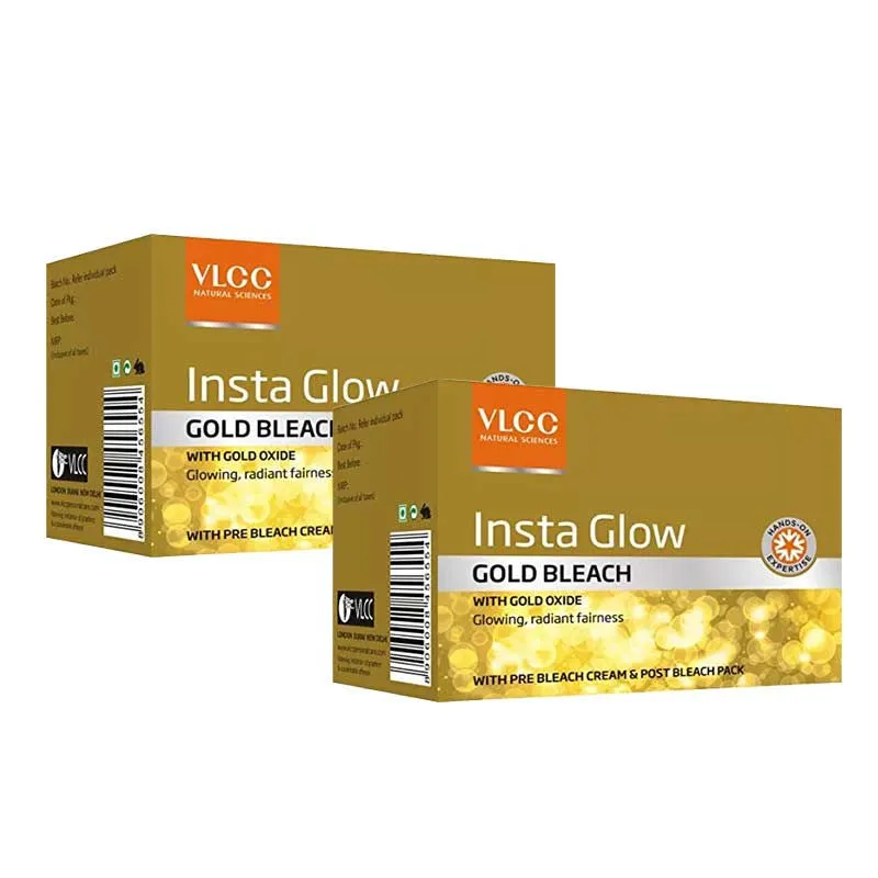 VLCC Insta Glow Gold Bleach Pack of 2