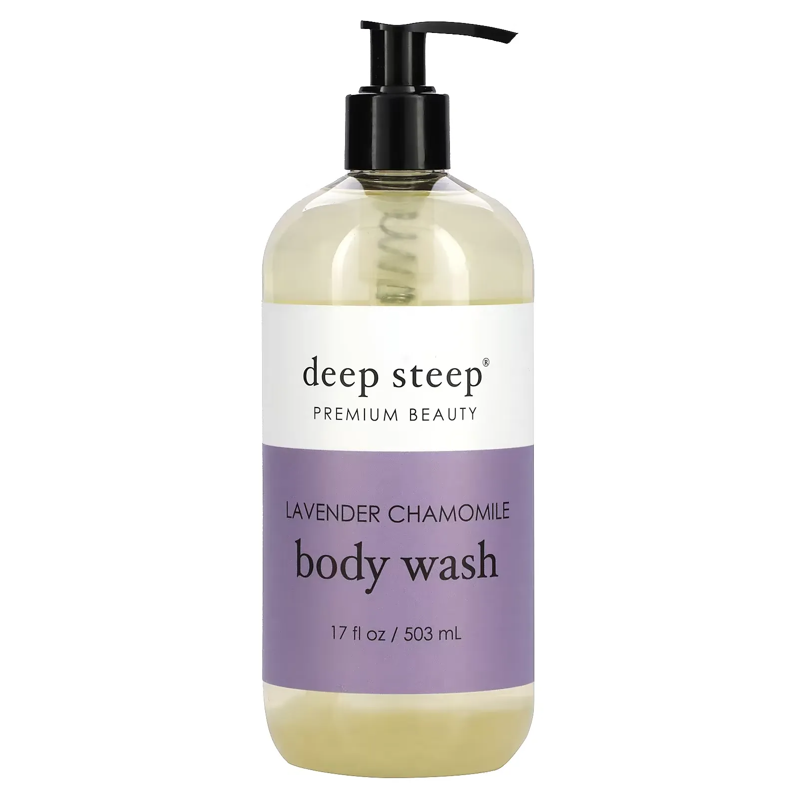 Body Wash, Lavender Chamomile, 17 fl oz (503 ml)