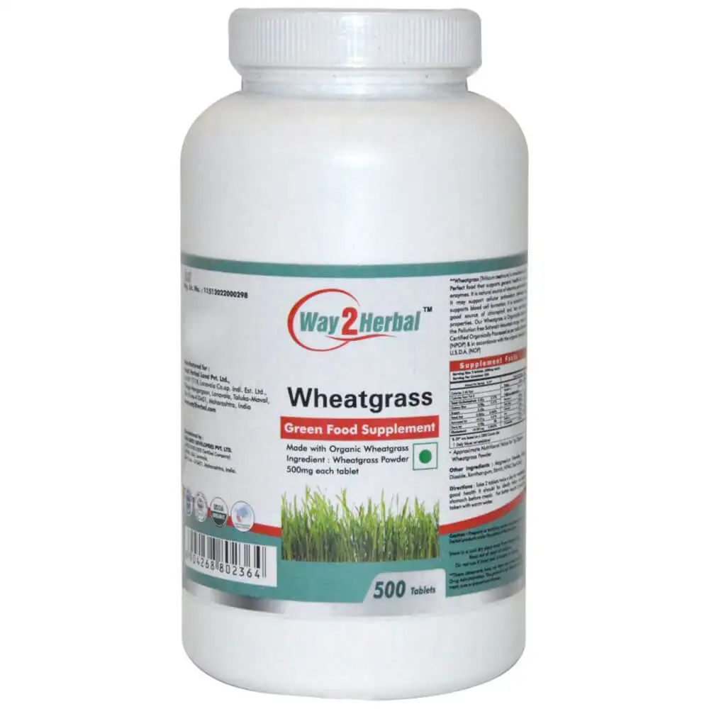 Way2Herbal Wheatgrass,  500 tablet(s)