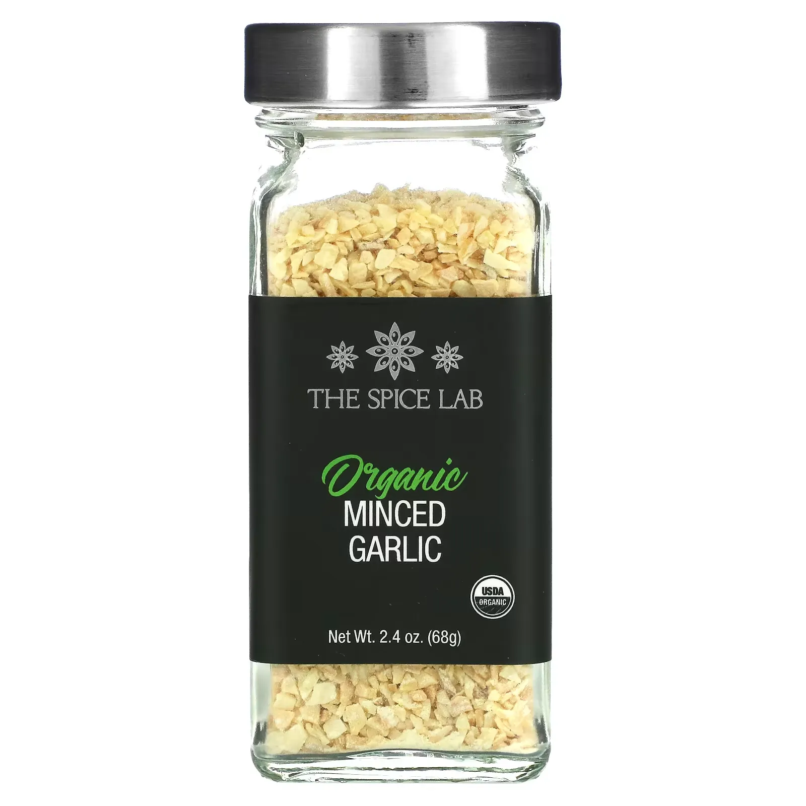 Organic Minced Garlic, 2.4 oz (68 g)