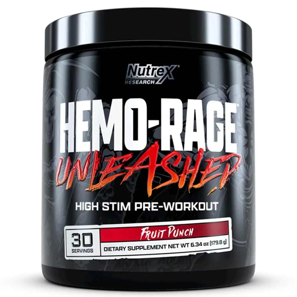 Nutrex Hemo-Rage Unleashed,  0.39 g  Fruit Punch