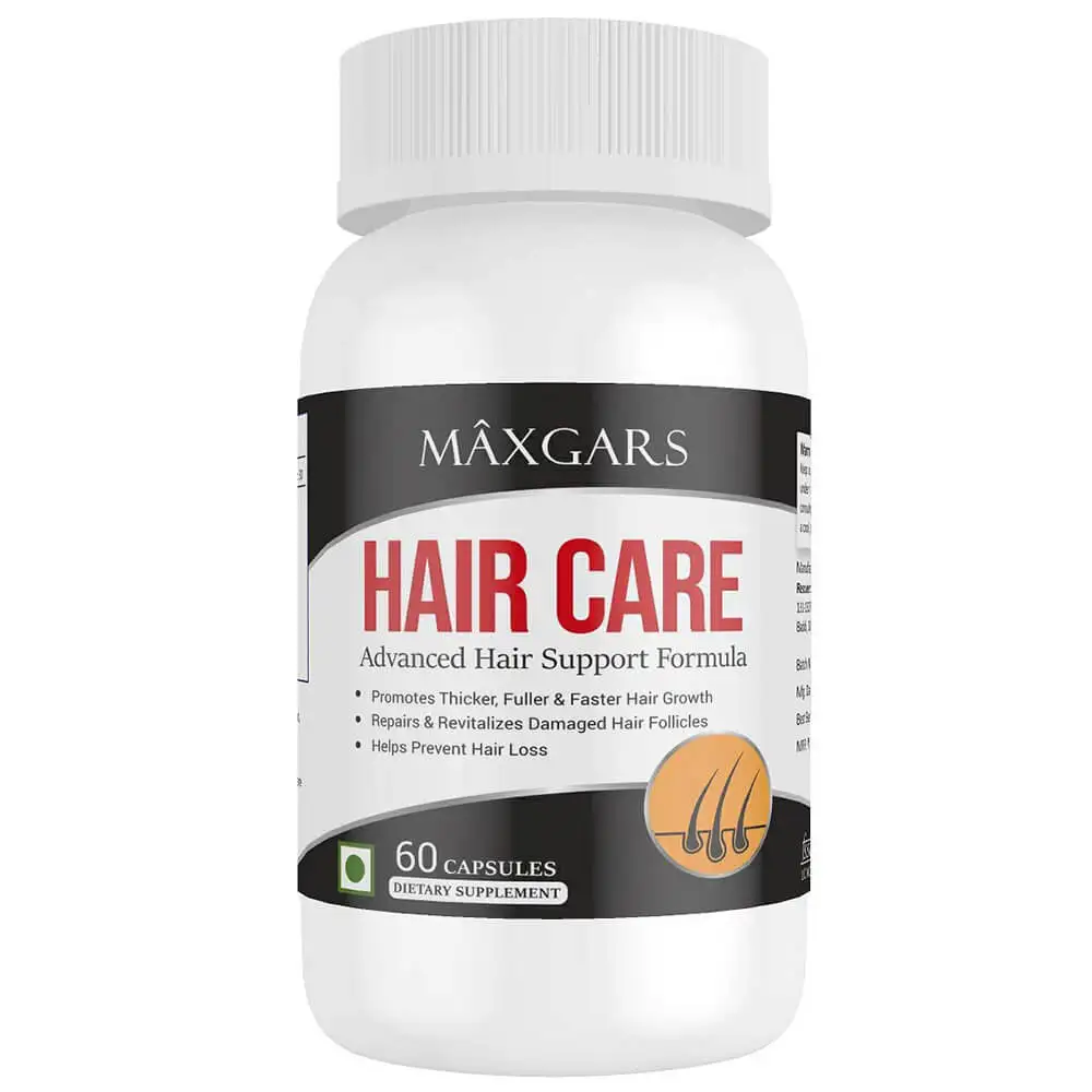 Maxgars Hair Care,  60 capsules  Unflavoured