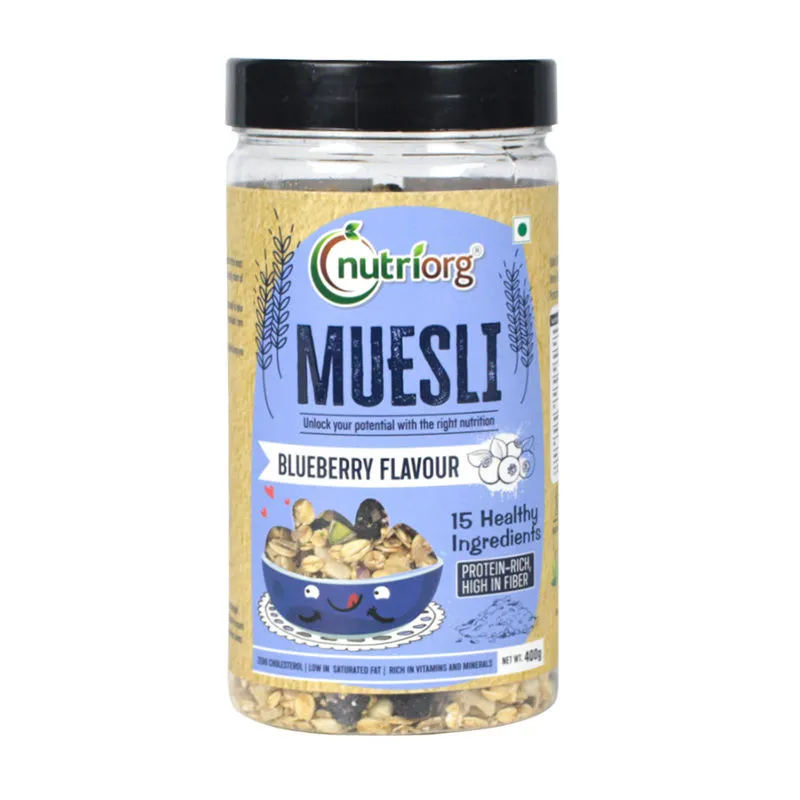 Nutriorg Muesli Blueberry Flavor