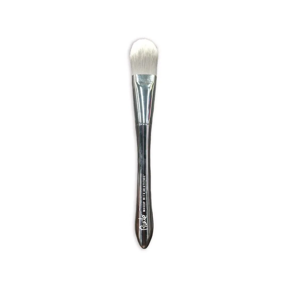 Rude Cosmetics Silver Bullet Foundation Brush - Remington