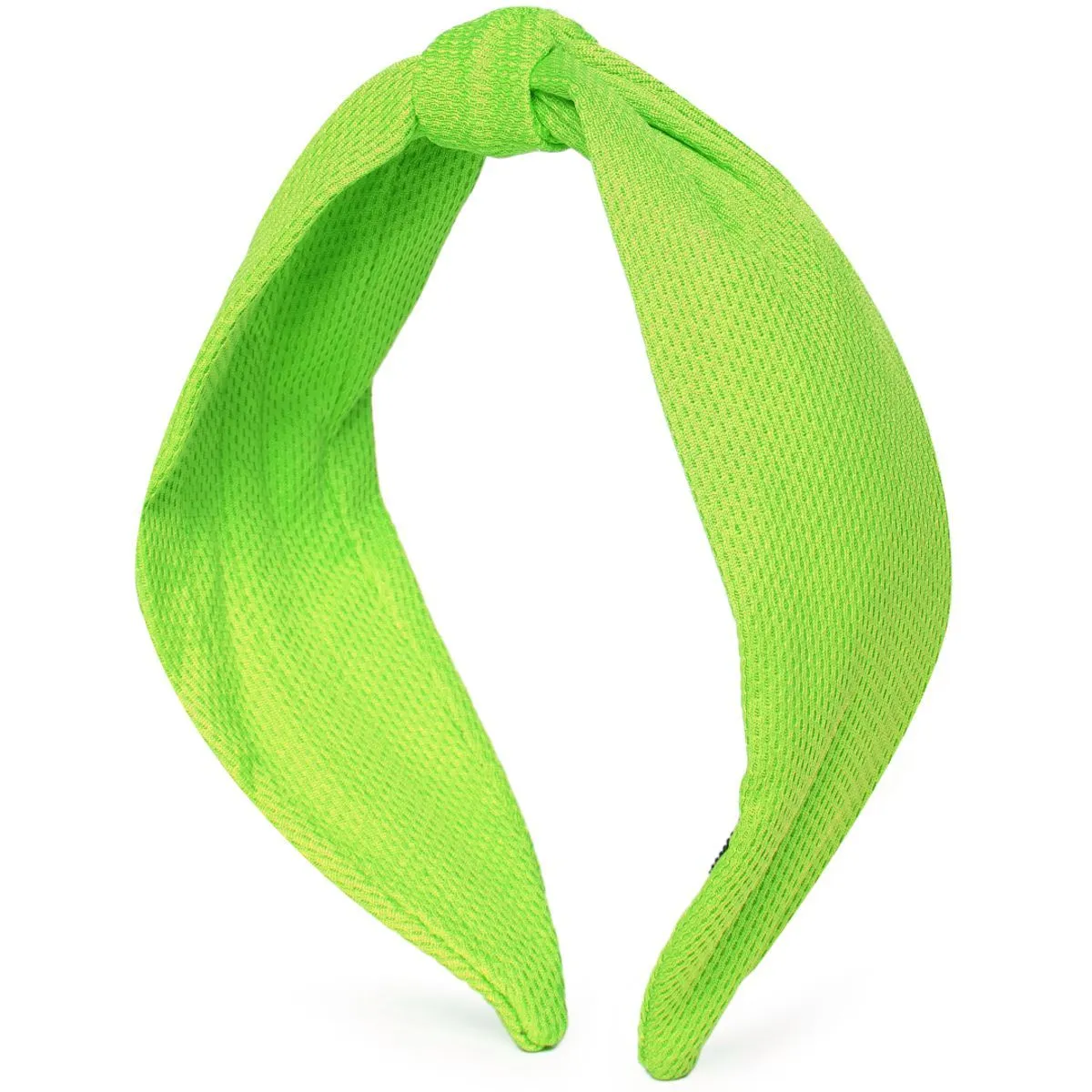 Elaa Elsa Headband In Lime Green Jersey