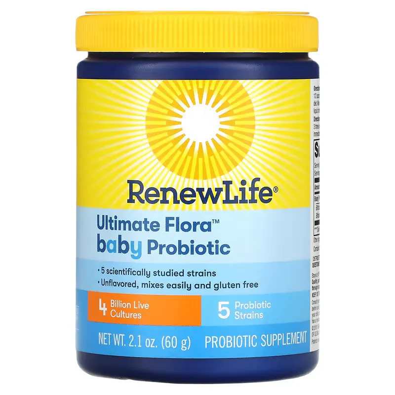 Ultimate Flora Baby Probiotic, 4 Billion Live Cultures, 2.1 oz (60 g)