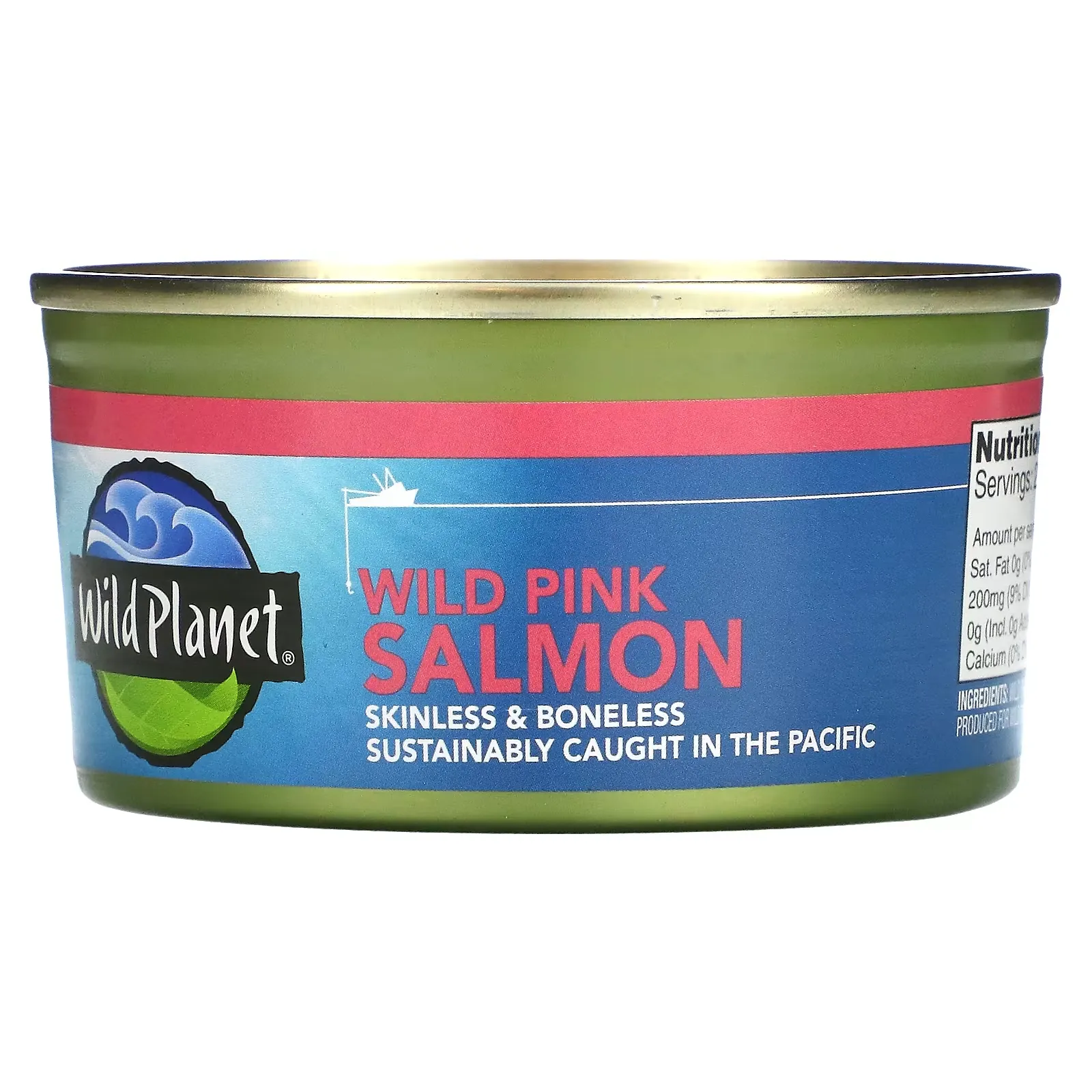 Wild Pink Salmon, Skinless & Boneless, 6 oz (170 g)