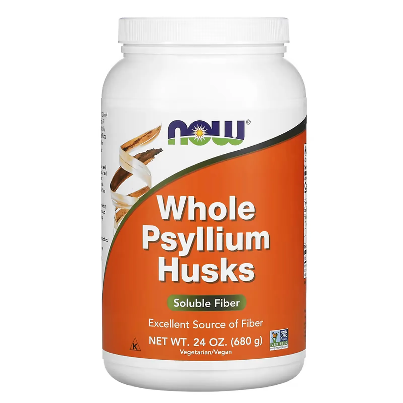 Whole Psyllium Husks, 24 oz (680 g)