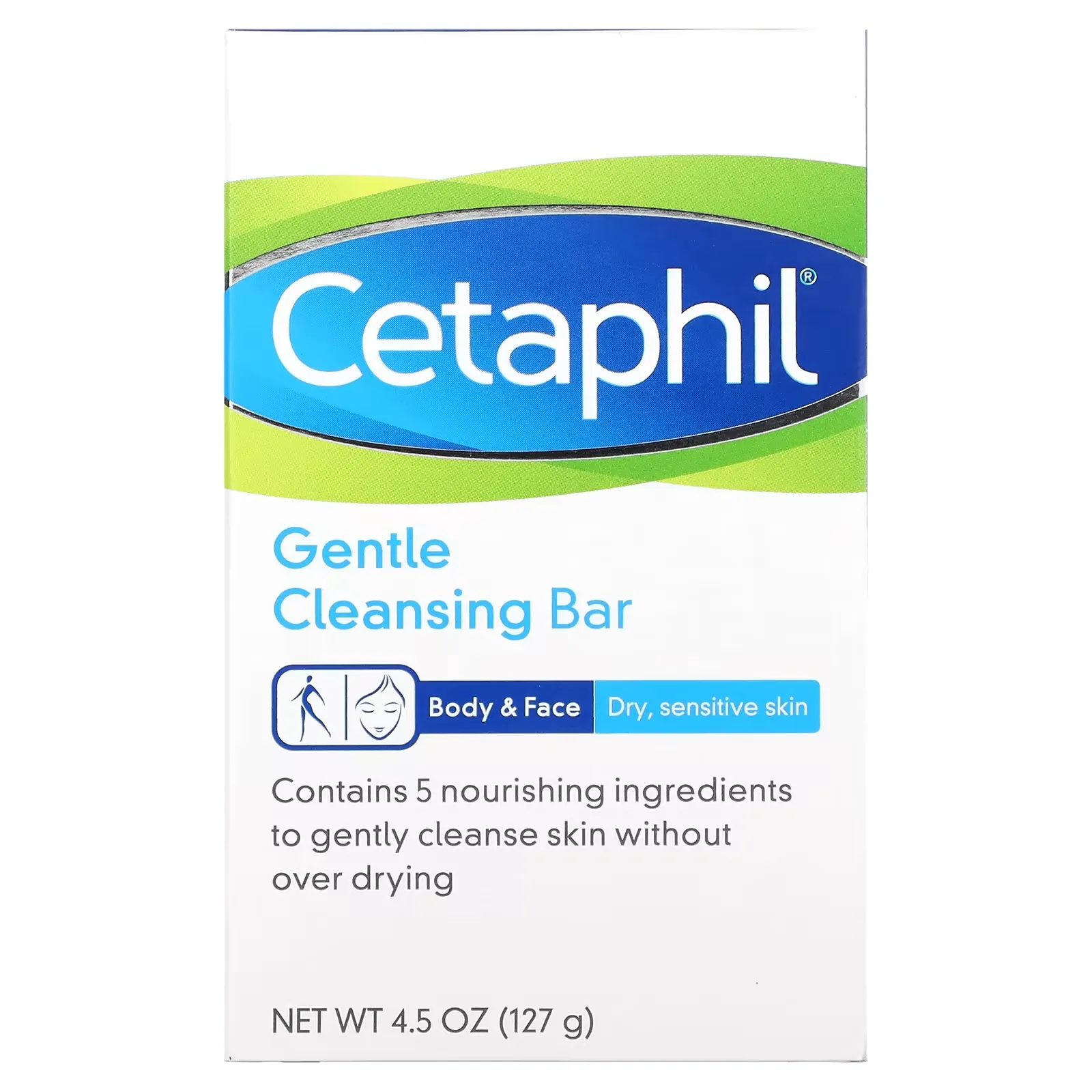 Gentle Cleansing Bar, 4.5 oz (127 g)