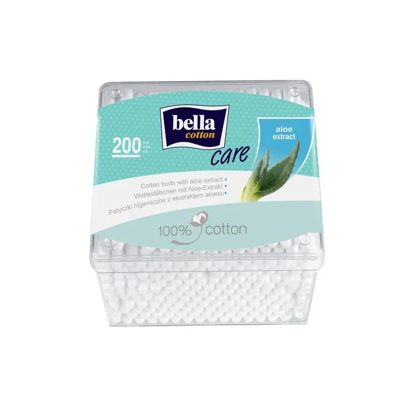 Bella Cotton Buds With Aloe Extract - 200 Pieces