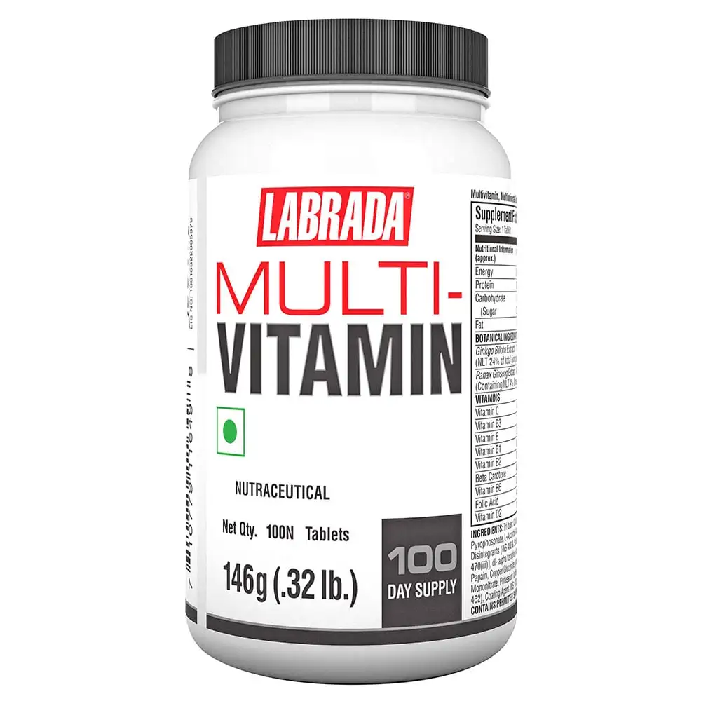 Labrada Multi-Vitamin,  100 tablet(s)  Unflavoured