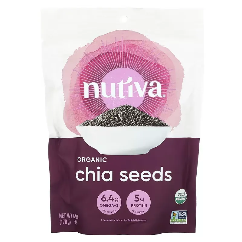 Organic Chia Seeds, 6 oz (170 g)