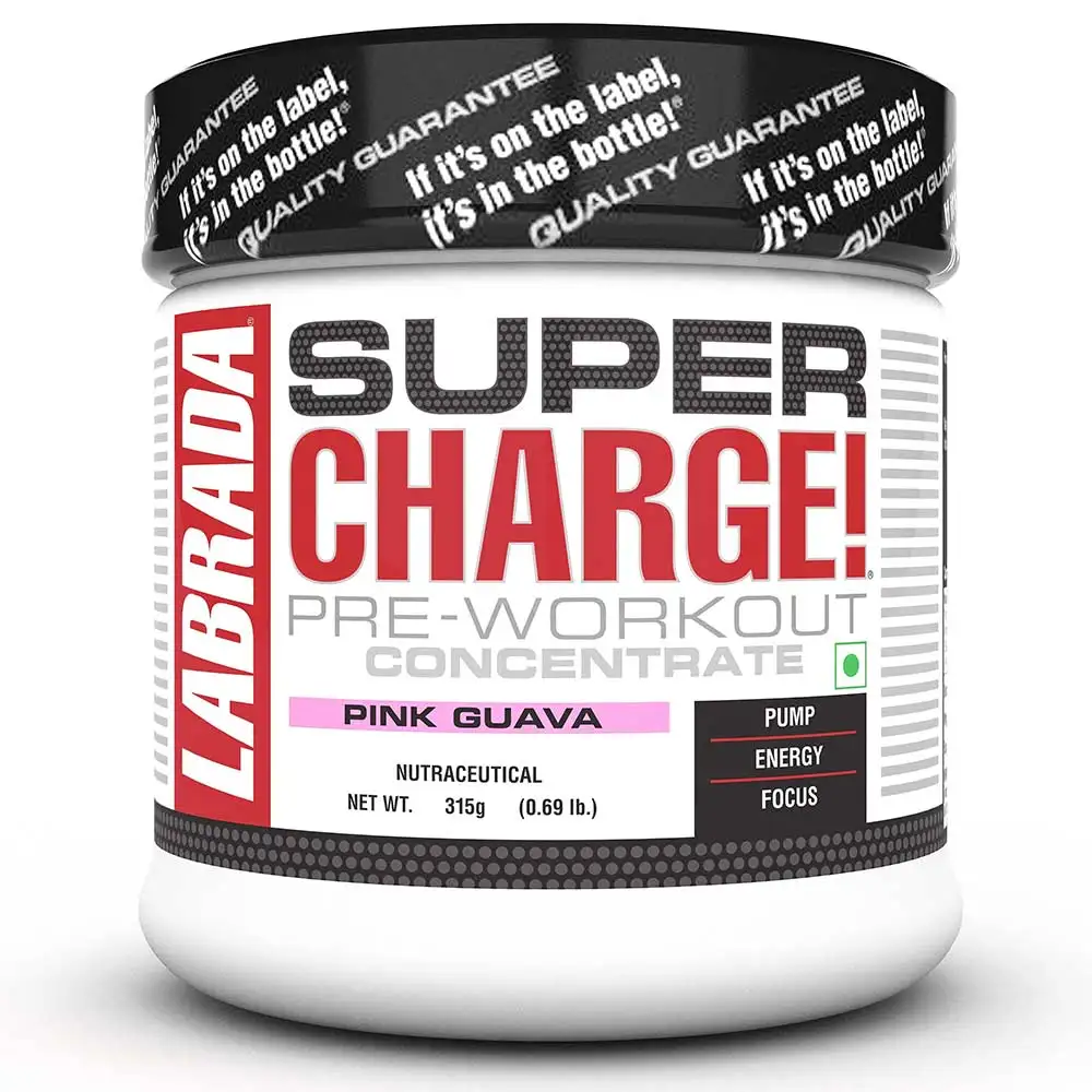 Labrada Super Charge Pre Workouts,  0.69 lb  Pink Guava