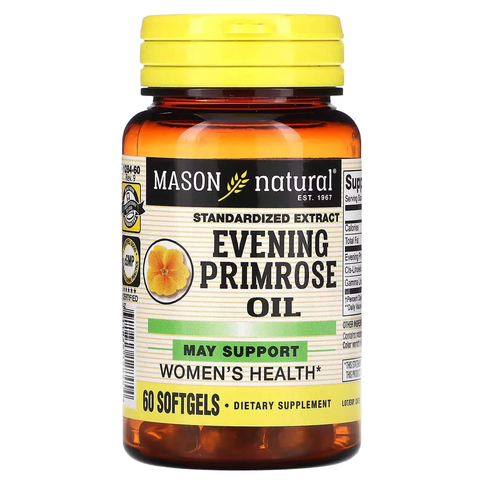 Evening Primrose Oil, 60 Softgels