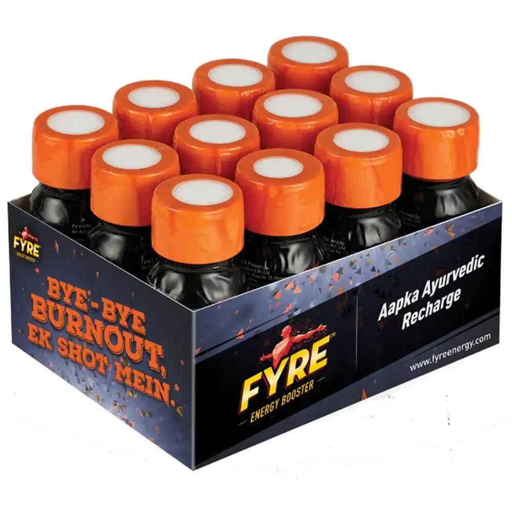 Fyre Energy Booster,  12 Piece(s)/Pack  Orange