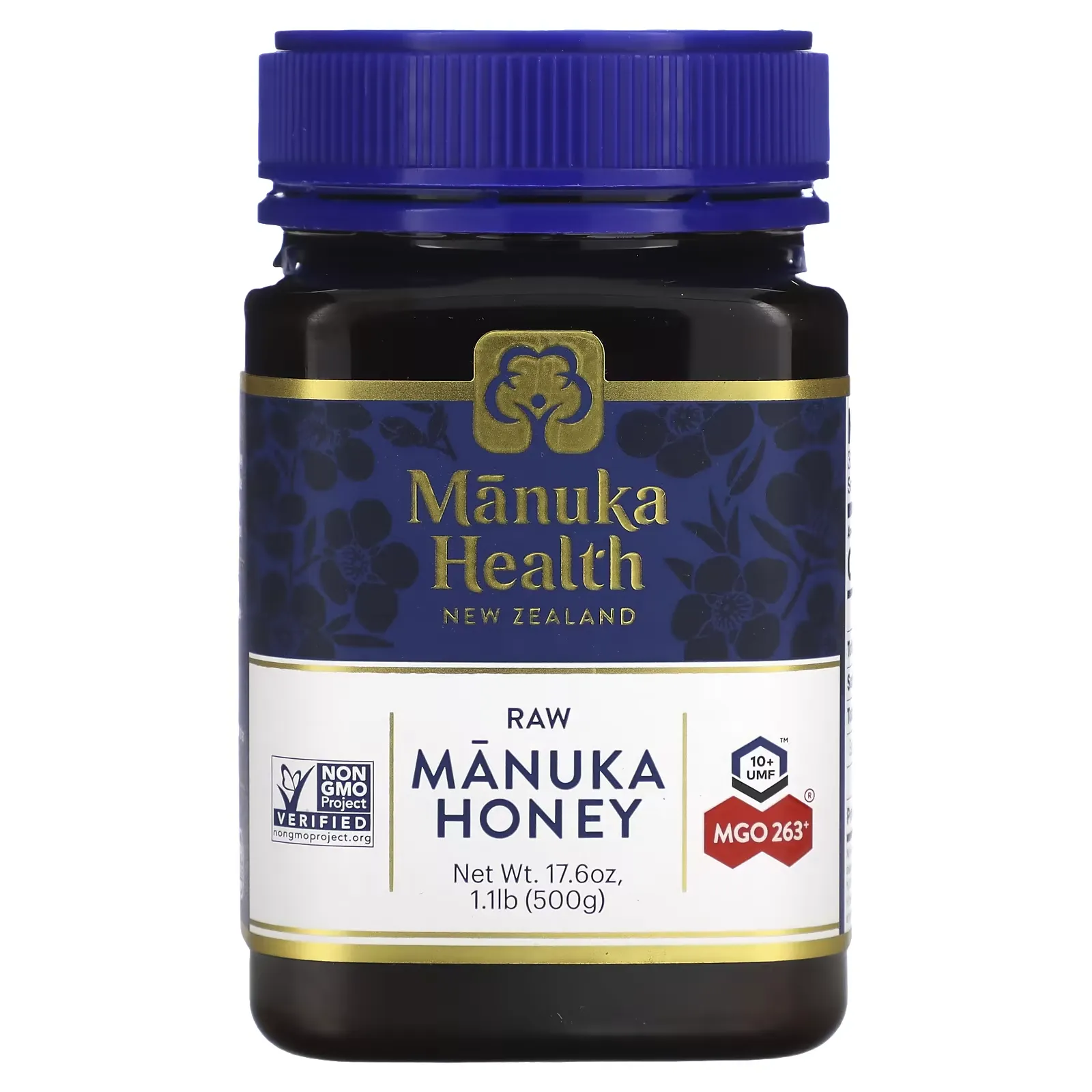 Manuka Honey, MGO 263+, 1.1 lb (500 g)