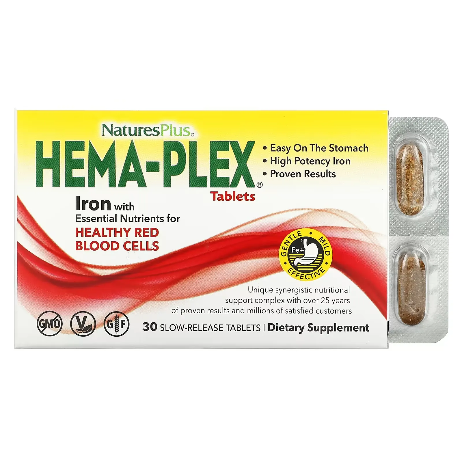 Hema-Plex, 30 Slow-Release Tablets