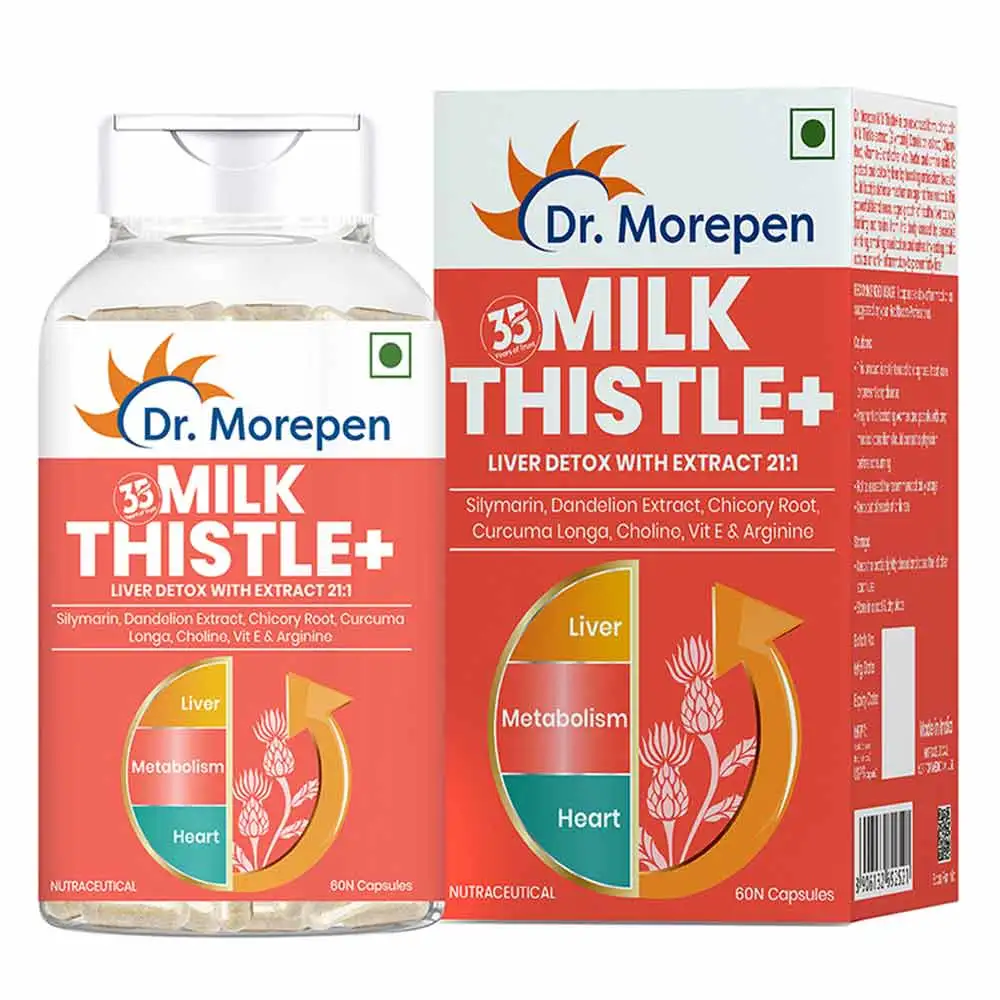 Dr. Morepen Milk Thistle+,  60 capsules