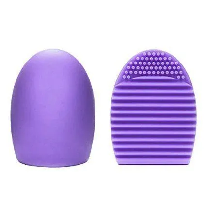 Bronson Professional Silicon Makeup Brush Cleaner Tool (Multi-Color)