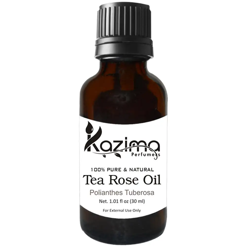 Kazima Tea Rose Oil,  30 ml  100% Pure & Natural