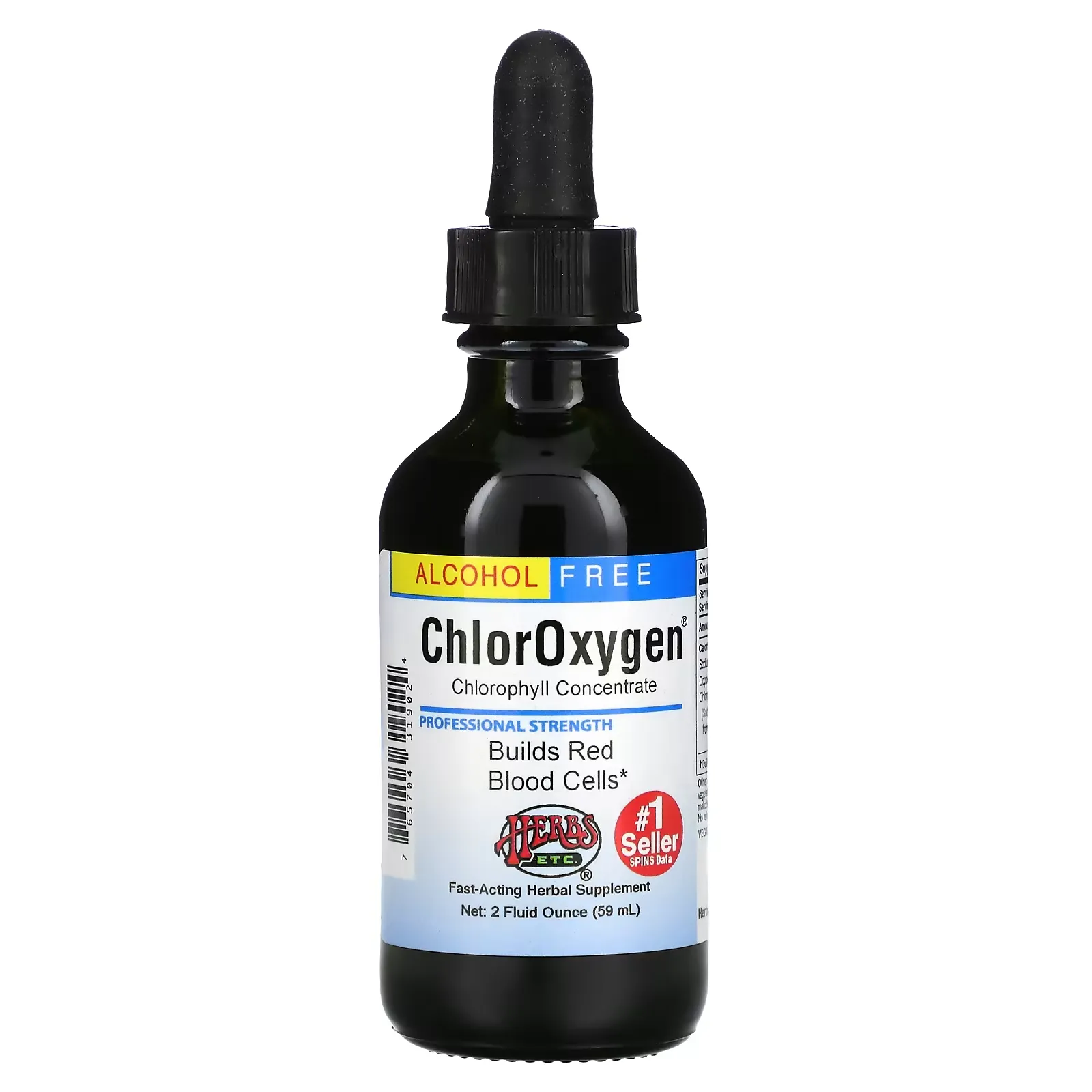 ChlorOxygen, Chlorophyll Concentrate, Alcohol Free, 2 fl oz (59 ml)