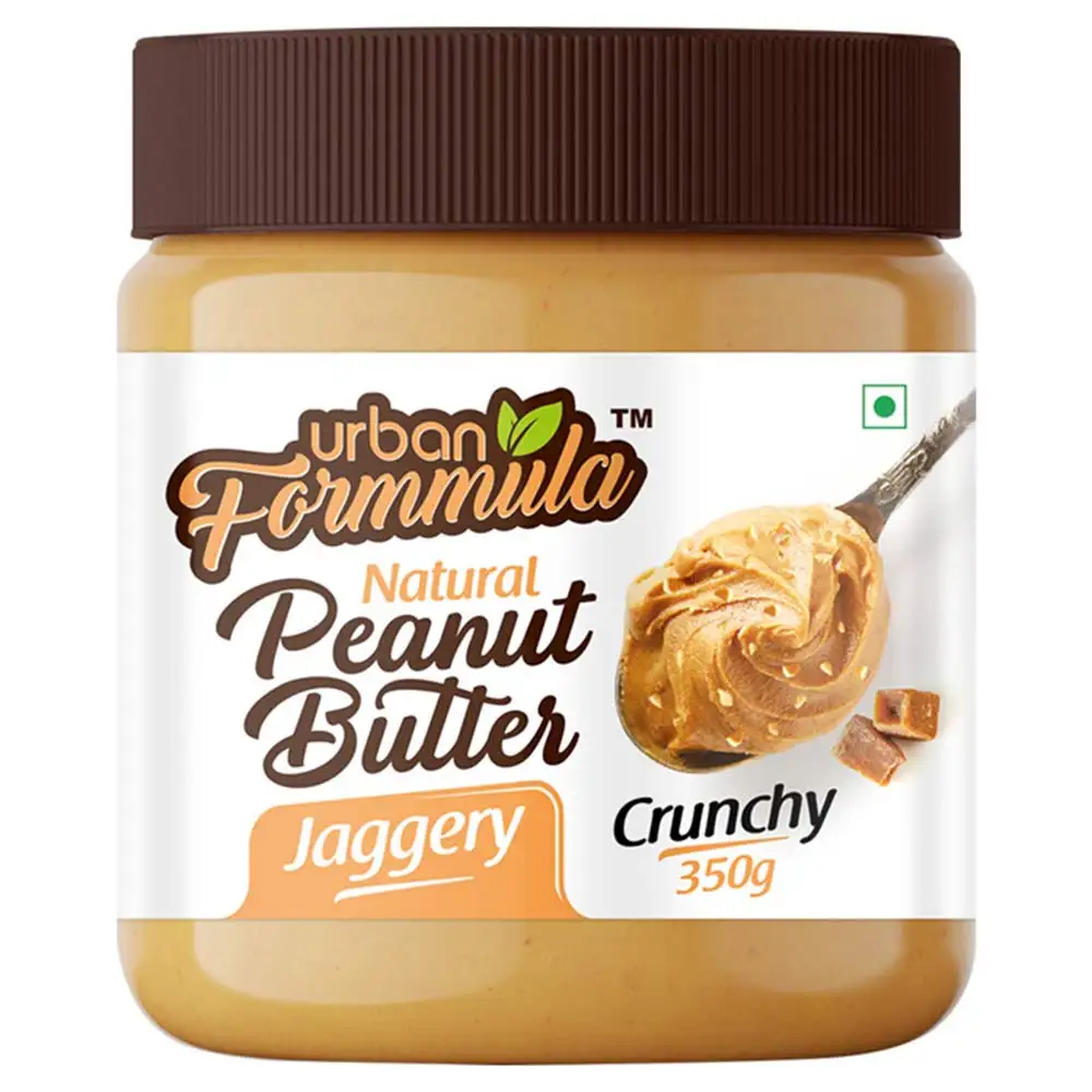 Urban Formmula Jaggery Peanut Butter,  500 g  Crunchy