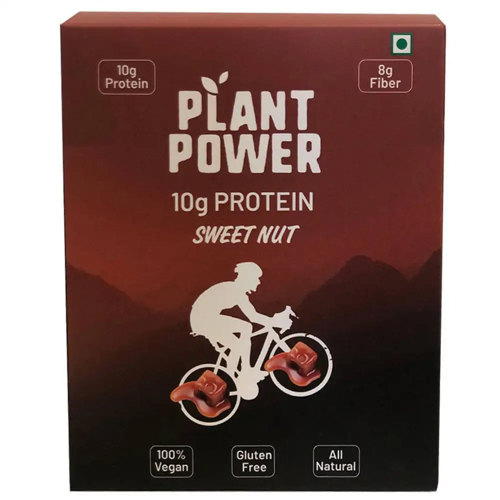 Plant Power 10g Protein Bar,  6 bar(s)  Sweet Nut