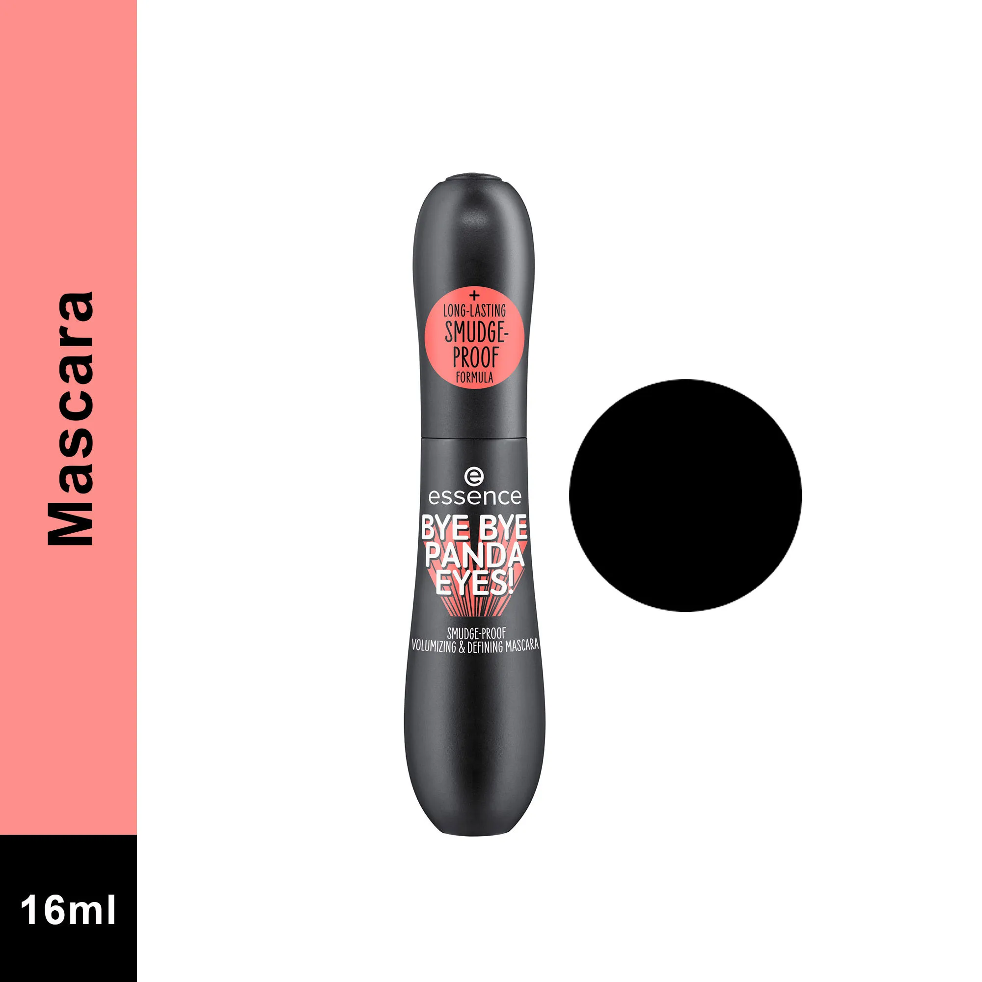 Essence Bye Bye Panda Eyes Smudge-proof Volumizing And Defining Mascara - 01 Black