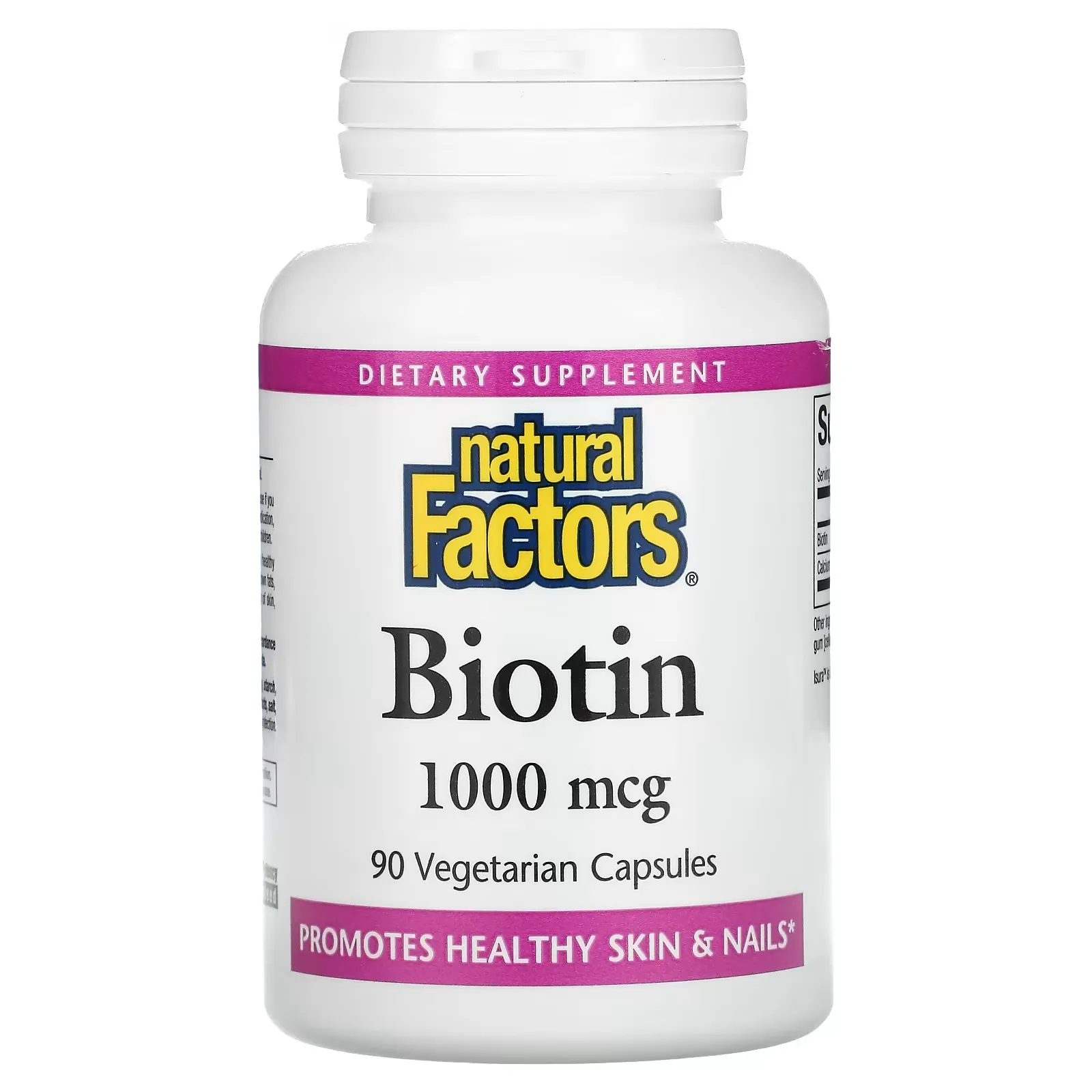 Biotin, 1,000 mcg, 90 Vegetarian Capsules