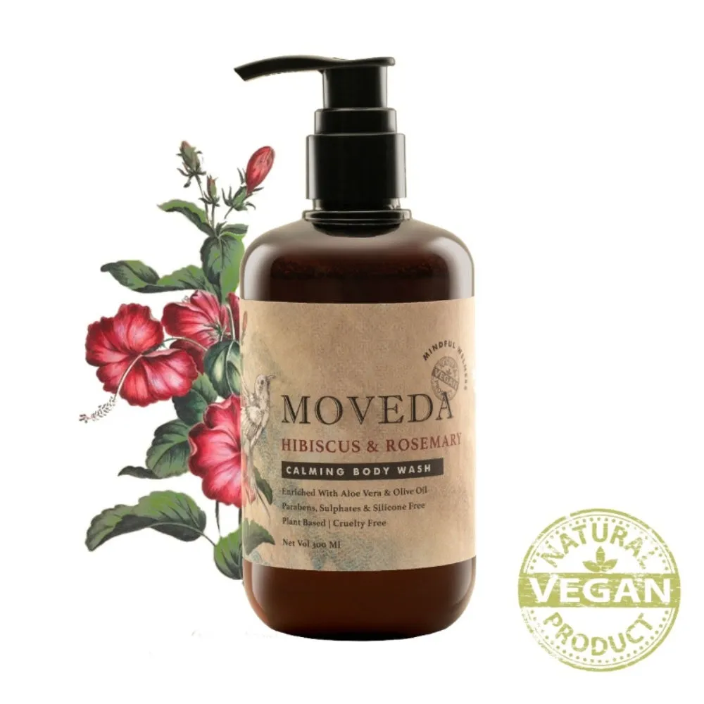 Moveda Hibiscus & Rosemary Calming Body Wash