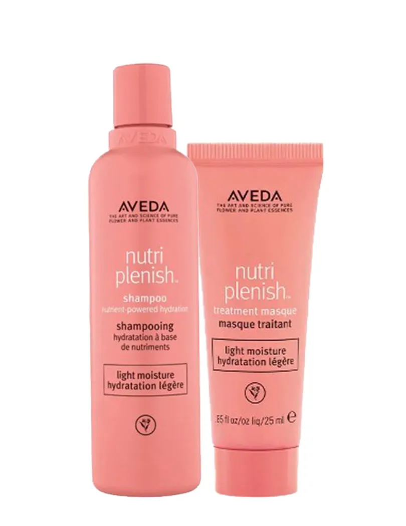 Aveda Nutriplenish Light Moisture Hydration Shampoo & Mask