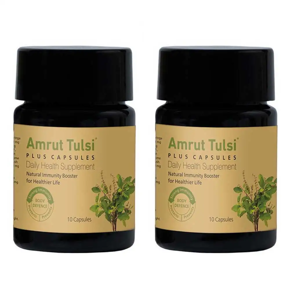 Amrut Tulsi Plus (Pack of 2),  10 capsules