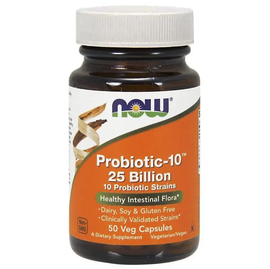 Now Probiotic-10 25 Billion,  50 veggie capsule(s)  Unflavoured