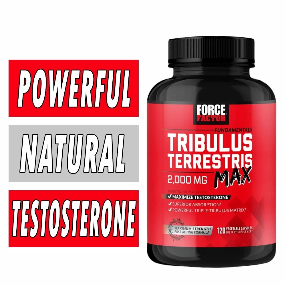 Force Factor Tribulus Terrestris Max - 2000 mg - 120 Veg Caps