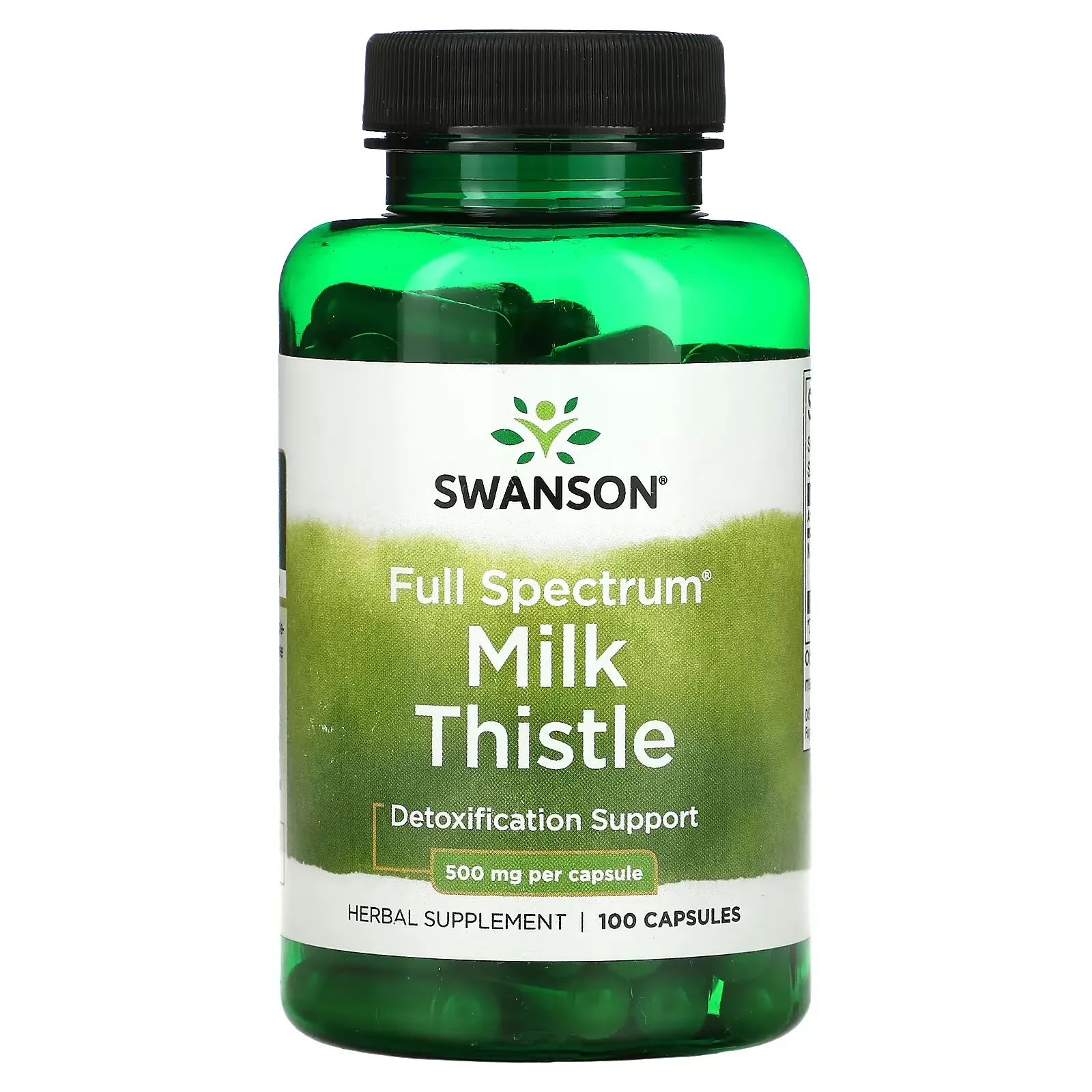 Milk Thistle, 500 mg, 100 Capsules