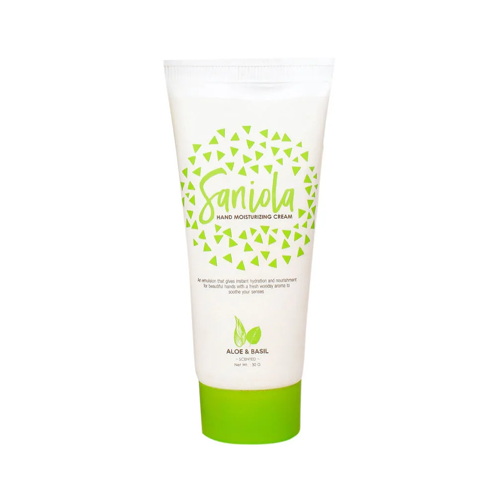 Saniola Hand Moisturizing Cream Aloe & Basil