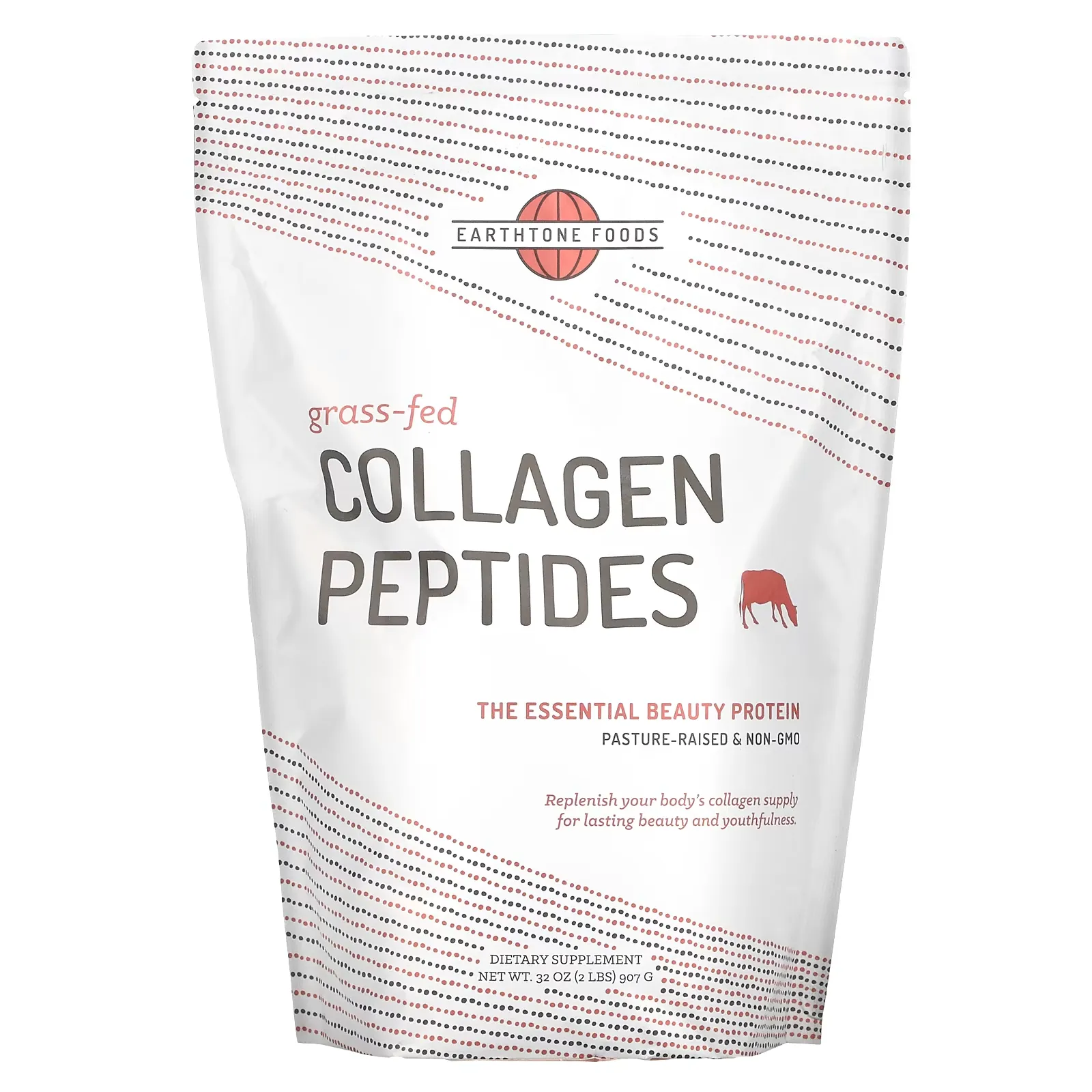 Grass Fed Collagen Peptides, Unflavored, 32 oz (907 g)