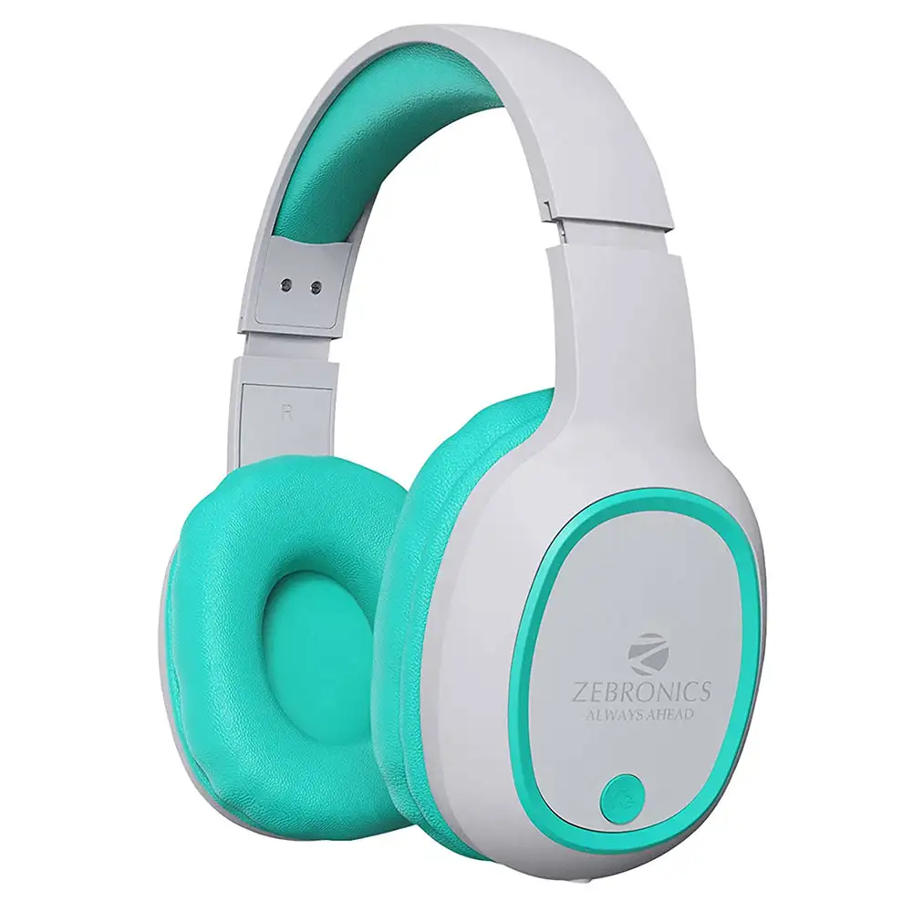 Zebronics Zeb-Thunder Wireless Headphone,  Sea Green