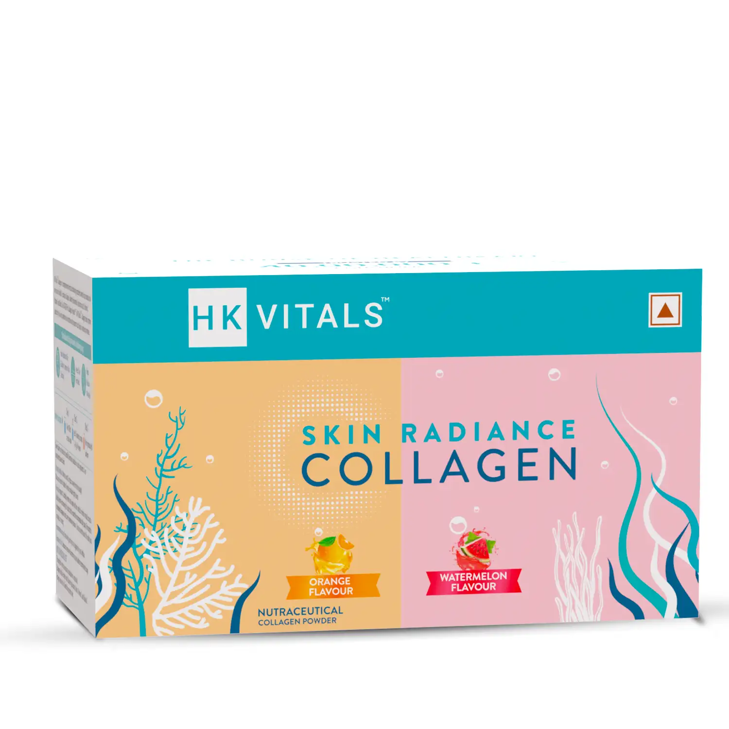 Healt HK Vitals Skin Radiance Collagen Combo,  2 Piece(s)/Pack  Orange  100 g + Watermelon 100 g