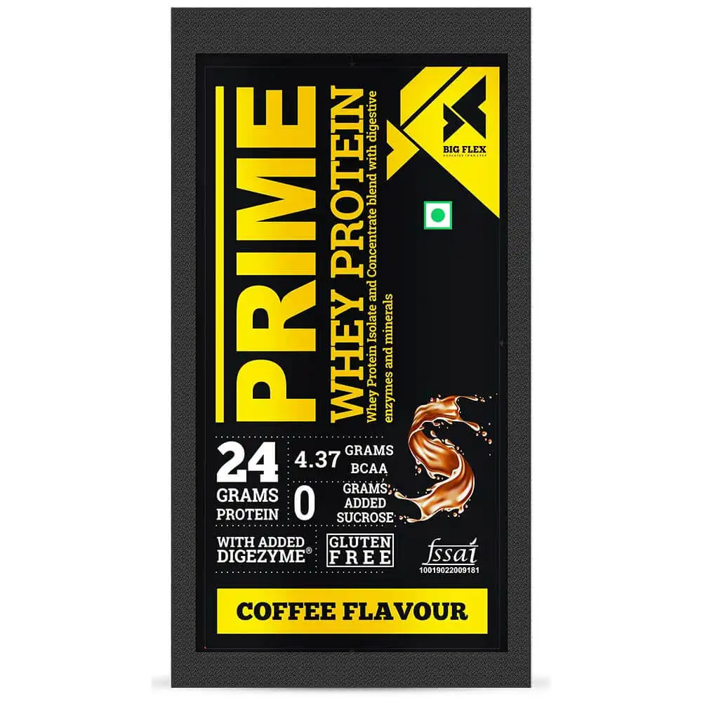 Big Flex Prime Whey Protein,  0.07 lb  Coffee