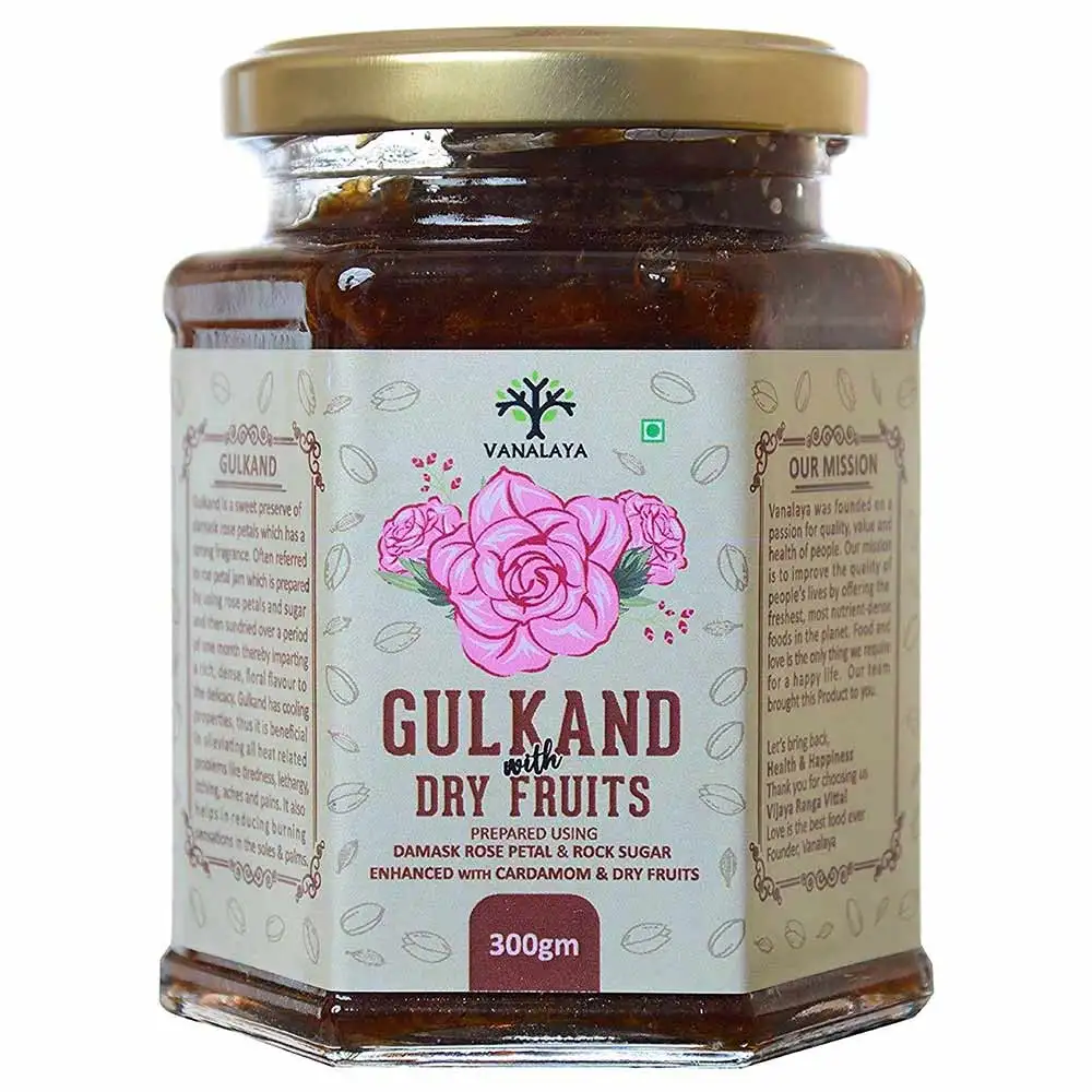 Vanalaya Gulkand with Dry Fruits,  300 g