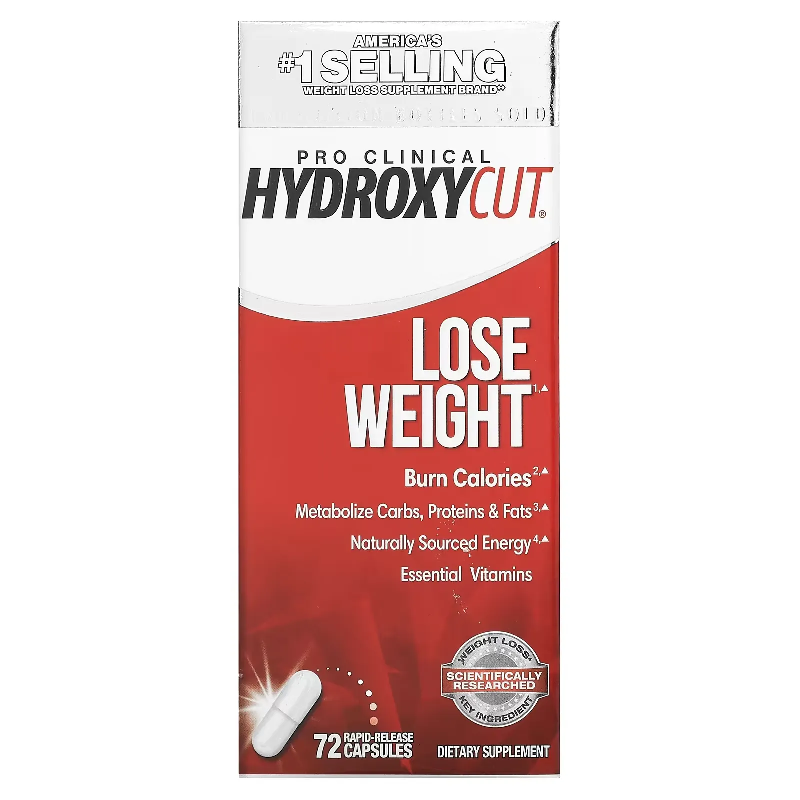 Pro Clinical Hydroxycut, Lose Weight, 72 Rapid-Release Capsules