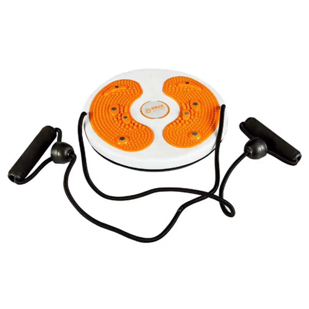 KOBO Magnetic Waist Twister with Hand Ropes (AC-12),  Orange  100 kg