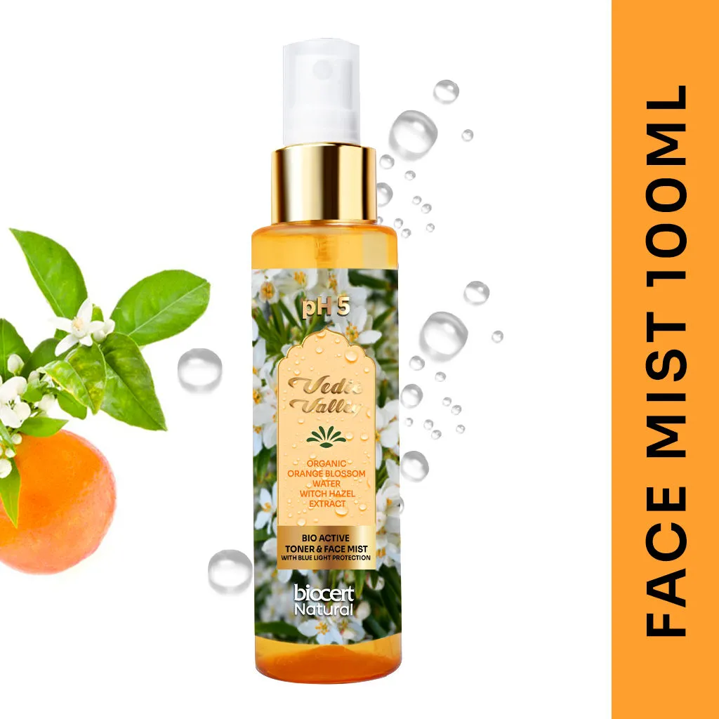 Vedic Valley Bio Active Orange Blossom Toner and Face Mist