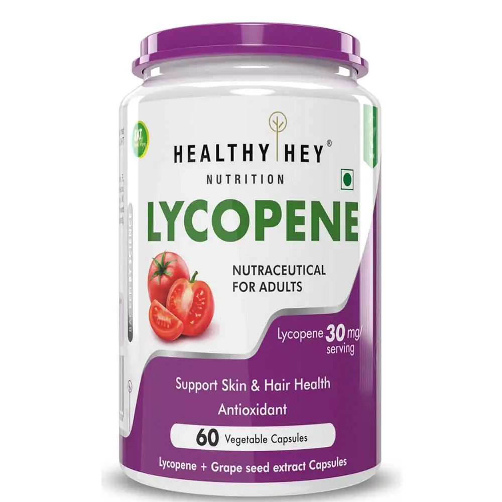 HealthyHey Nutrition Lycopene,  60 capsules