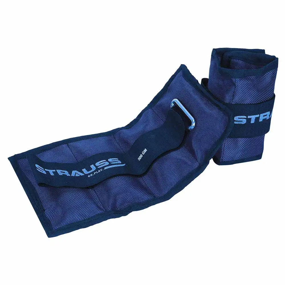 Strauss Ankle Weight (Pair),  Blue  0.5 kg