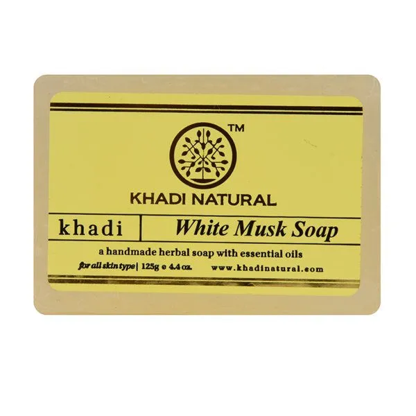 Khadi Natural Ayurvedic White Musk Soap