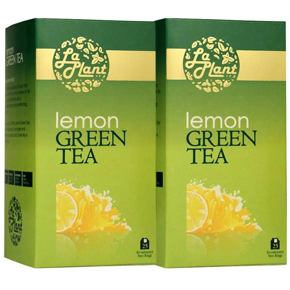 Laplant Green Tea & Lemon,  25 Piece(s)/Pack  Lemon(Pack of 2)