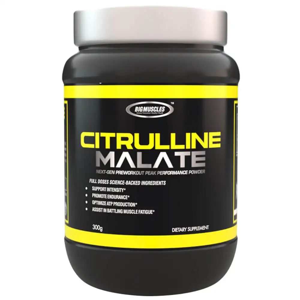 Big Muscles Citrulline Malate,  0.66 lb  Natural